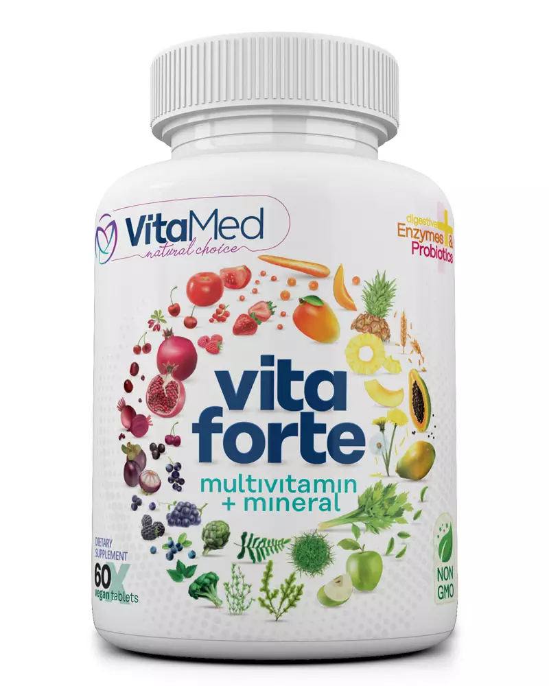 Vita Forte Vegan Multivitamin Bottle